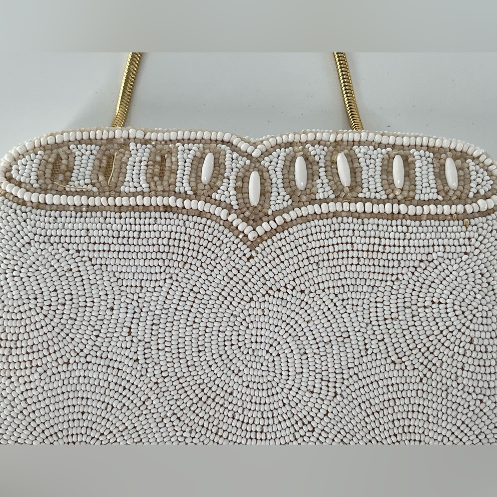Vintage Saks Fifth Avenue Beaded Purse - Picture 4 of 14